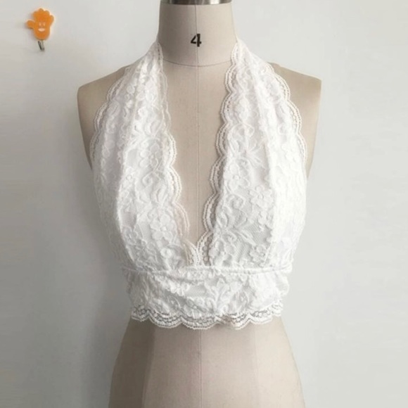 White Lace Bralette  💛 ( Brand New ! ) - Picture 2 of 3